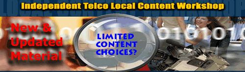 Click here to learn about the Local Content Workshop