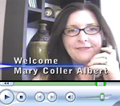 Click here to view the video interview with Mary Coller Albert